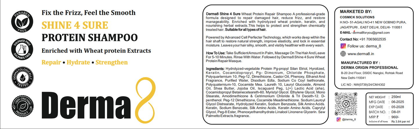 PROTEIN SHAMPOO 250ML