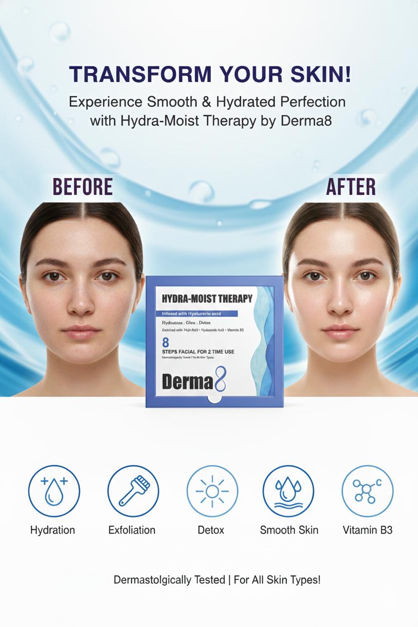 HYDRA-MOIST THERAPY 8 STEP's FACIAL KIT
