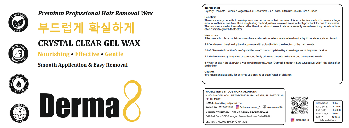 CRYSTAL CLEAR GEL WAX