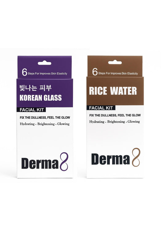 KORAN GLASS FAICAL KIT + RICE WATER FACIAL KIT