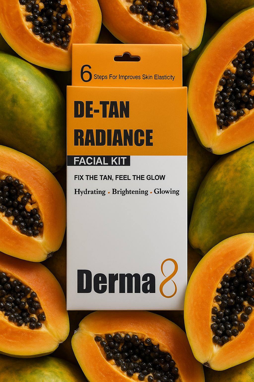 DE-TAN RADIANCE 6 STEP'S FACIAL KIT