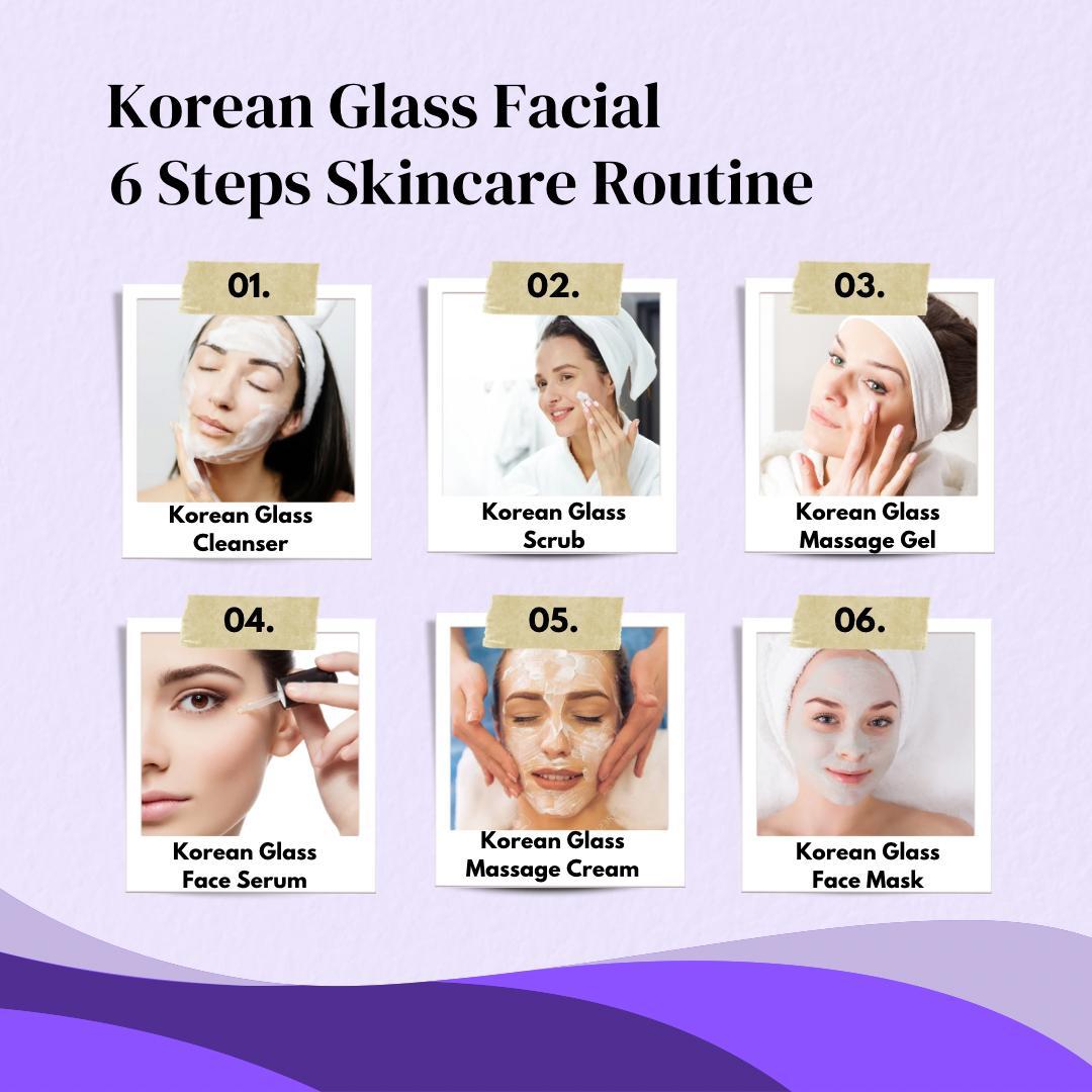 KOREAN GLASS FACIAL KIT + HYDRA BLOOM FACIAL KIT