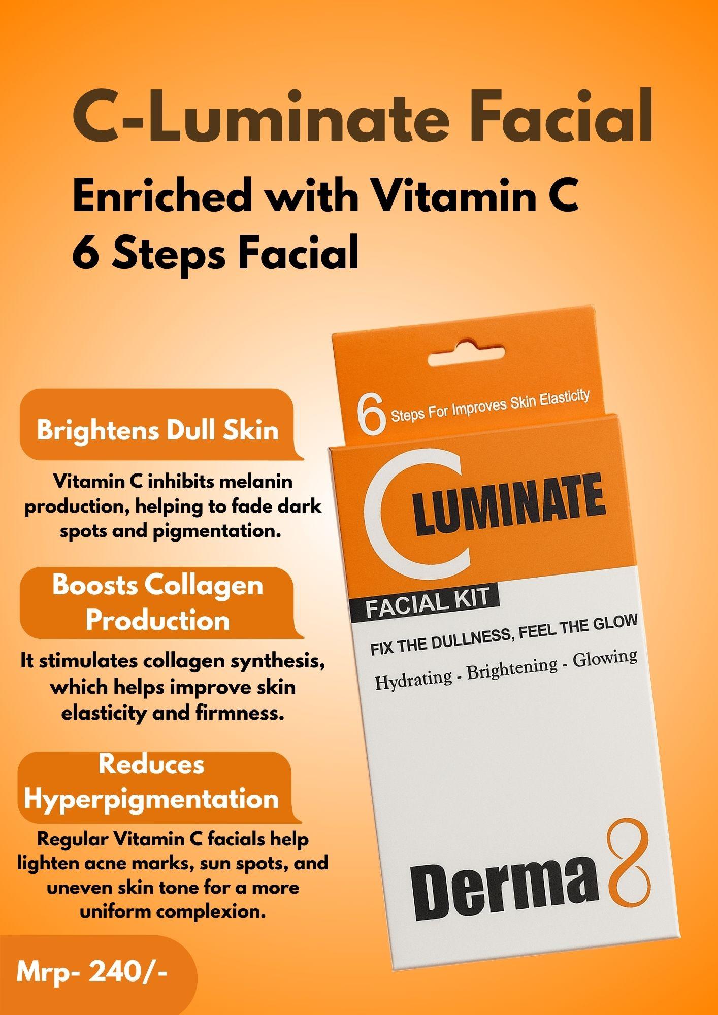 KOREAN GLASS FACIAL KIT + C LUMINATE FACIAL KIT