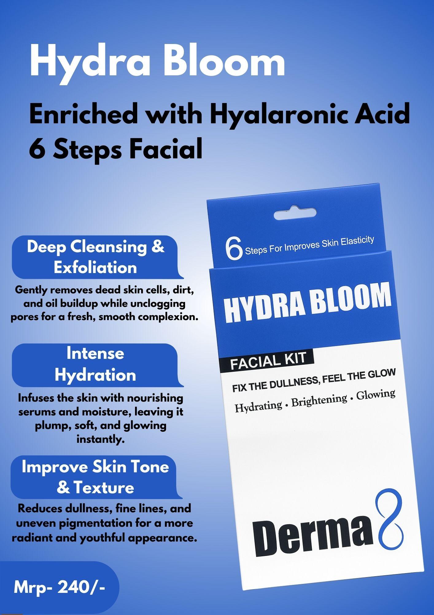 KOREAN GLASS FACIAL KIT + HYDRA BLOOM FACIAL KIT