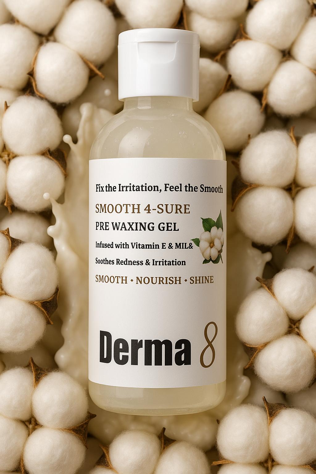 DERMA8 SMOOTH 4 SURE PRE WAXING GEL